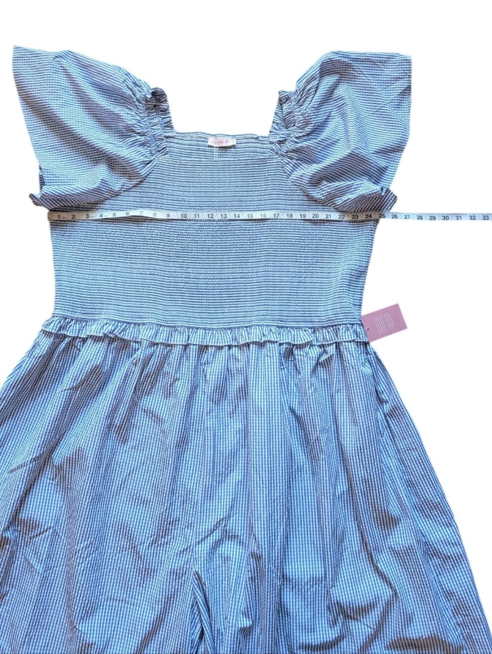 Ivy City Co Indie Jumpsuit in Blue Gingham NWT - Picture 11 of 13